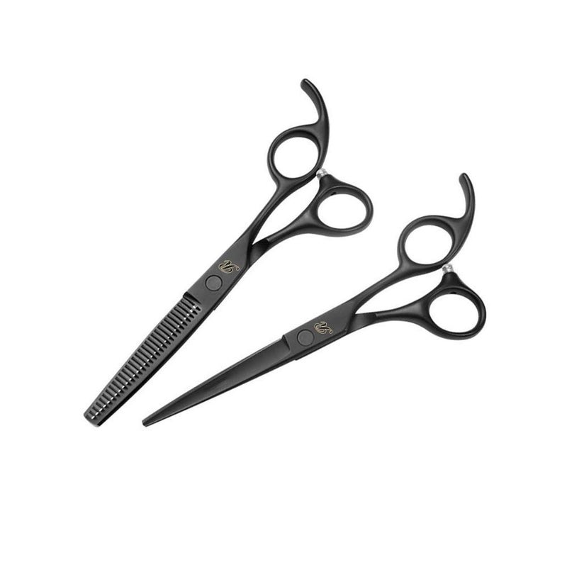 ROSEWARD Patented Premium Hair Cutting Scissors & Thinning Shears - Professional Barber Scissors Kit for Women & Adults - Sharp Hair Shears for Hair Cutting & Thinning - Image 3